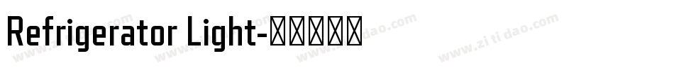 Refrigerator Light字体转换